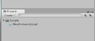 Criando Scripts na Unity 3D Existem diversas formas para criarmos arquivos de Scripts na Unity.