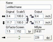 Imprimir diretamente da janela de pré-visualização É possível enviar o conteúdo do quadro atual na janela de pré-visualização diretamente para uma impressora conectada O tamanho de impressão desejado