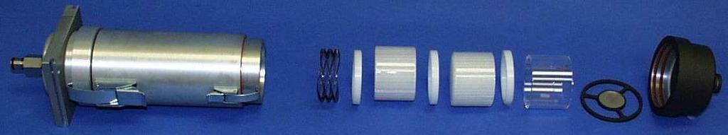 Figura 40 -Elementos a introduzir num cartucho para a amostragem de gases atmosféricos.