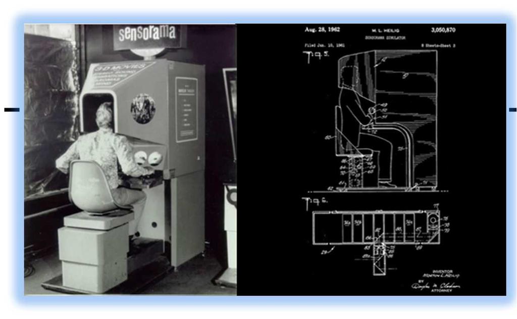 1952 O diretor de fotografia, Morton Heilig, cria a primeira máquina de