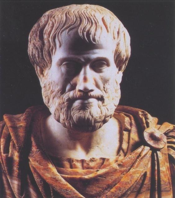 Aristóteles (384-322 a.c.). Primeiro grande naturalista. Discordava das idéias de Platão, embora fosse seu discípulo.