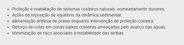 que tenham por missão desenvolver operações integradas de requalificação do litoral. N.