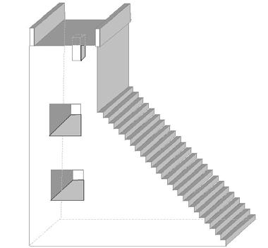 Um ponto interessante é que as fissuras nos blocos B5, B8 e B11, à esquerda das comportas, são monitoradas tanto externamente como internamente, conforme ilustra a figura 13. VIII.