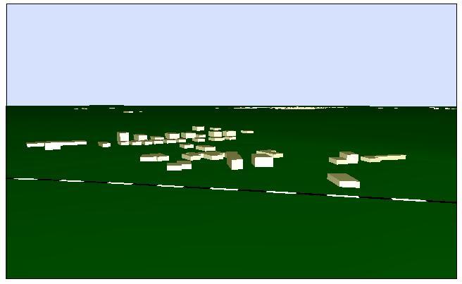 4 Visualização tridimensional da Linha do Norte e respectiva