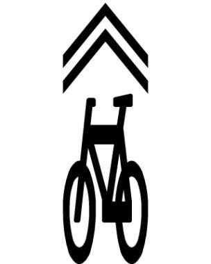 Vias mistas peão + bicicleta As vias mistas peão + bicicleta poucas vezes surgem como solução adequada em contexto edificado.