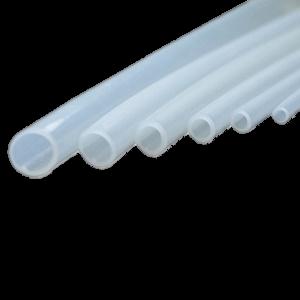 TUBO DE SILICONE ATÓXICO Desenvolvemos todas as medidas de tubos em 100% silicone, com as seguintes características: - material atóxico, inodoro e insípido; - diâmetros que vão de 1,9mm a 48mm; -