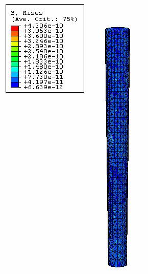 112 Figura 4.24 Configuração indeformada e deformada para o tubo de silicone com alongamento de 10% 4.6.3.