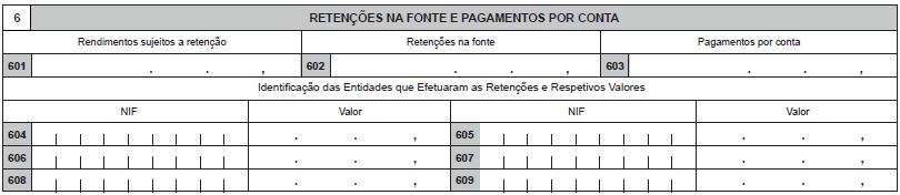 ANEXO B EXEMPLO Maria, auferiu em 2018, 6.500,00 por serviços prestados a uma única entidade.