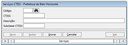 Horizonte, que a partir de 01/04/2012 irá substituir o código CNAE nos sistemas da Secretaria Municipal de Finanças que tenham como objetivo o controle do ISSQN