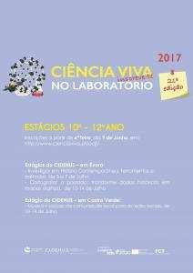 NEWSLETTER :: CIDEHUS - 2017 Ver este email no browser Eventos do CIDEHUS / Events organized by CIDEHUS: Estágios 10º - 12º ano - Estágios para