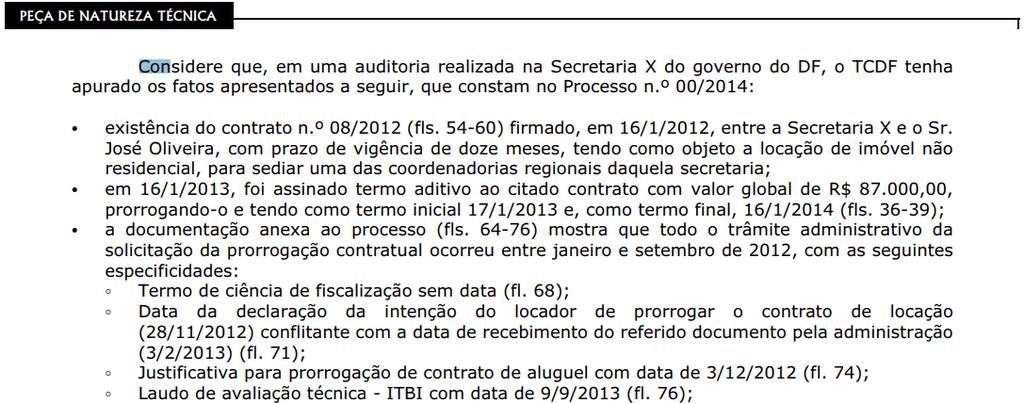 natureza técnica, de até 60 linhas, acerca dos conhecimentos constantes do item 13.