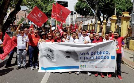 O grito do Sindicato e bancários é contra o retrocesso nos