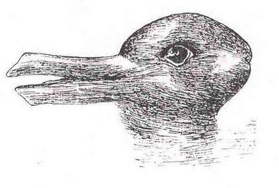 diferentes, como um coelho ou um pato (figura 1): O que eram patos no mundo do cientista antes da revolução passam a ser coelhos depois dela (Kuhn, 1970b, p. 111). 27 Figura 1. Coelho ou pato?