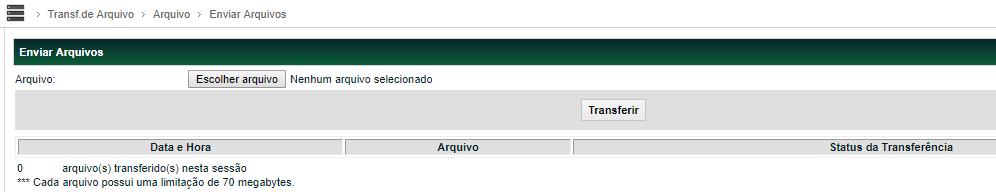 Registro e operações por arquivo Enviar arquivo O Registro, a Antecipação e a inclusão de brokeragem também podem ser realizados por arquivo no formato.txt.