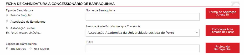 OPÇÃO C - Associação Juvenil Associações inscritas no RNAJ cuja atividade se desenvolva no âmbito do Ensino Superior na Academia do Porto [Exemplo: Tunas, Grupos de Fados, Núcleos de Estudantes, etc.