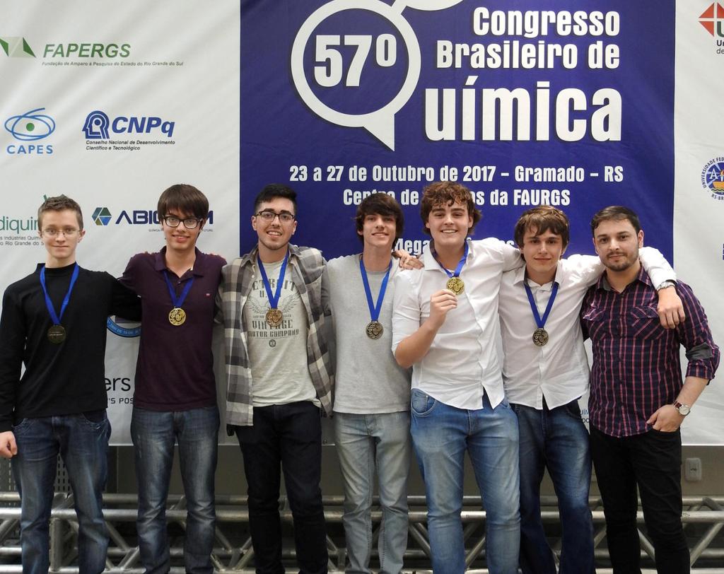 Estudantes do Ensino Médio do Colégio Politécnico são premiados na 16ª Olimpíada de Química do RS Os resultados da última edição da Olimpíada de Química do Rio Grande do Sul (OQRS) foram divulgados