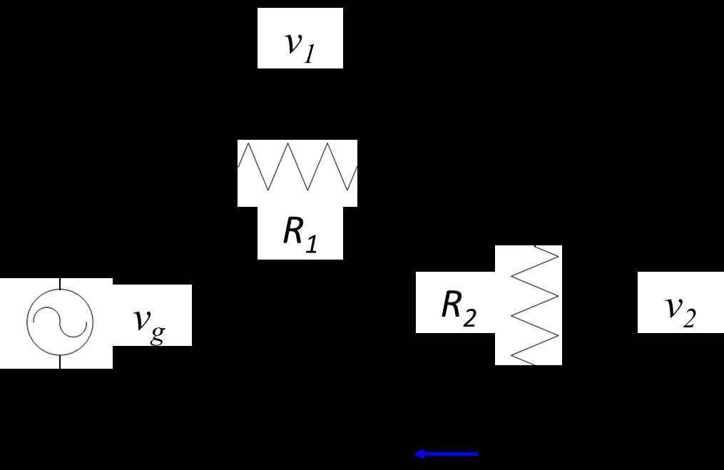 2) Circuito resistivo em corrente alternada (AC). Monte o circuito mostrado na Figura 2 a seguir.