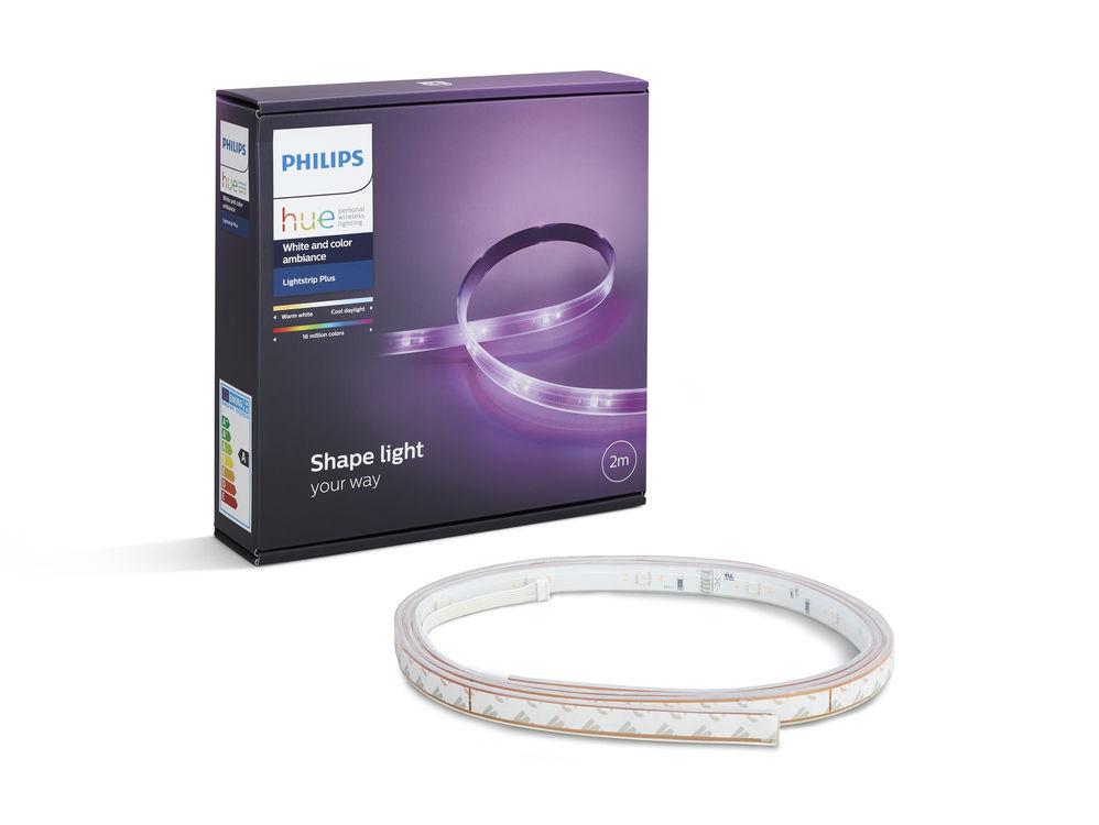 A LightStrip Plus oferece a flexibilidade para dobrar, cortar e aumentar para a aplicação da sua escolha.