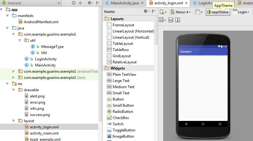 Observe no AndroidManifest.xml que foi criada a segunda Activity. Nesse arquivo: - defini-la como a primeira a ser executada (recortar o intent-filter da MainActivity para a Activity) <?