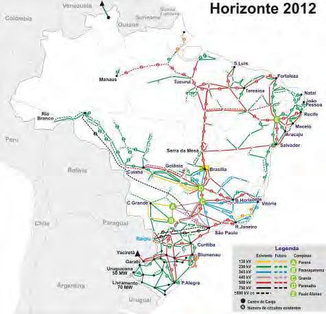 Caso Brasileiro: Um sistema elétrico de dimensões continentais