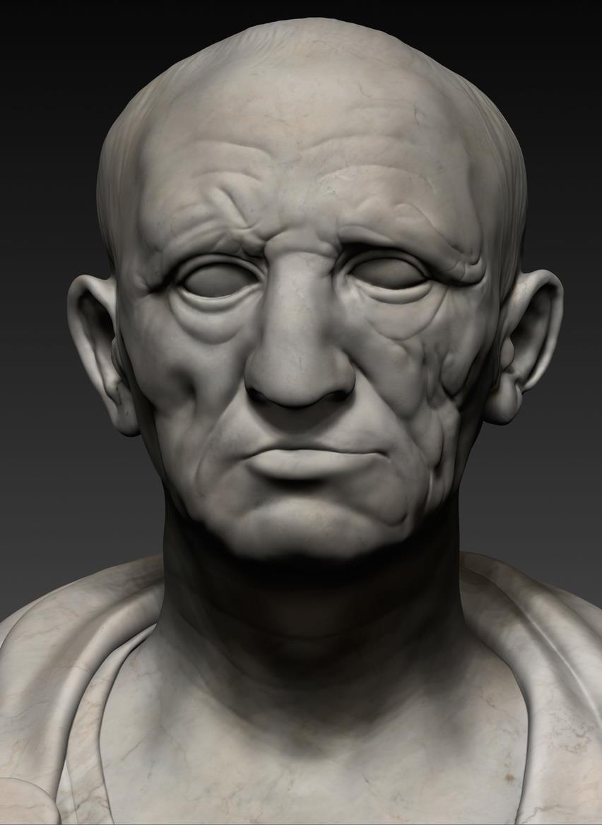 Escultura romana: corpos e bustos: Máscaras