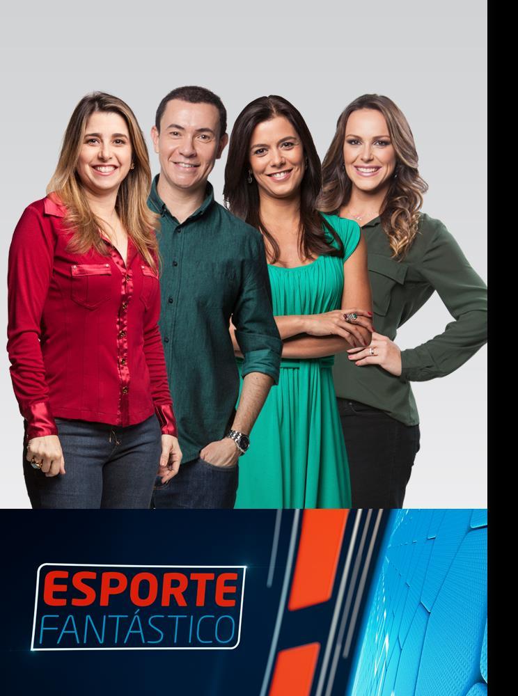 Apresentado por Lucas Pereira, Mylena Ciribelli, Cláudia Reis e Juliana Rios com participação especial de Fernando Scherer, o Esporte Fantástico é, cada vez mais, uma referência em cobertura