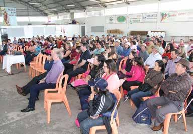 Coxilha A reunião em Coxilha, reunindo 154 pessoas, foi realizada no dia 24 de agosto, junto ao Salão