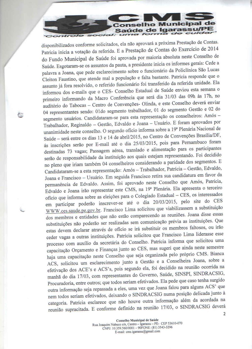 Documento Assinado Digitalmente por: MARIO RICARDO SANTOS DE LIMA Acesse em: