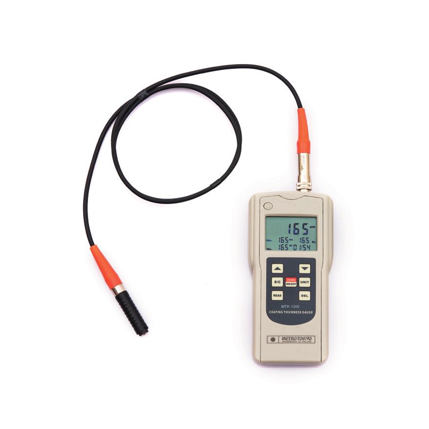 Medidores de Espessura de Camadas MTK-1200 MTK-1203 Sensor destacado 2 em 1 (ferroso e não-ferroso) Medição de camadas de materiais não-magnéticos (como tinta, esmalte, plástico, papel, borracha,