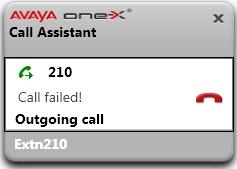 Chamada de entrada Quando há uma chamada aguardando atendimento, o one-x Call Assistant exibe os detalhes do chamador. Clique em Atender para atender a chamada.