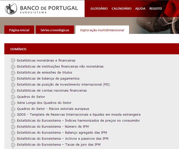 Formas de disponibilização (continuação) Quadros do Setor* 2 1 * Informação da