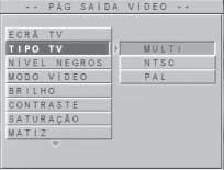 Apresenta uma imagem larga com bandas nas partes superior e inferior do ecrã do televisor. 4:3 PAN SCAN quando liga um televisor normal ao leitor de DVDs.