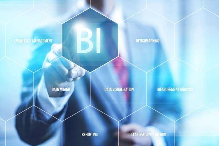 B.I. Business Intelligence Refere-se ao processo de coleta, organização, análise, estruturação e compartilhamento de