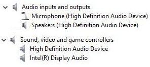 instalação Drivers de áudio HD Realtek Verifique se os