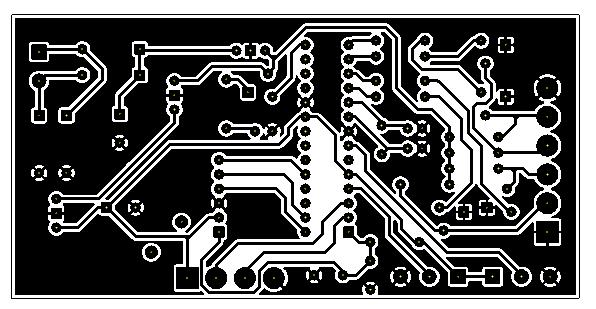 67 4.2.7 Hardware do Sistema de Controle Completo O circuito descrito nos subcapítulos anteriores é montado em um placa de circuito impresso de dimensões 100 mm x 50 mm.