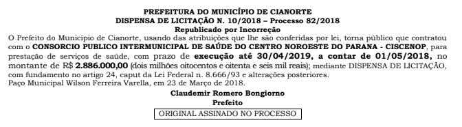 A Administração propõe aumentar o capital social em R$ 1..39,41, por CAIUÁ PARTICIPAÇÕES LTDA. CNPJ/MF nº 1.03.