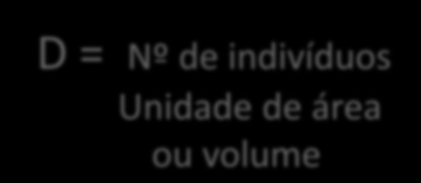 Corresponde ao número de indivíduos de