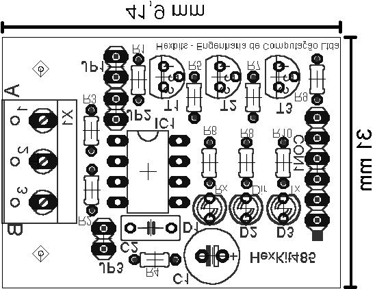 Figura 1. Placa HEXKIT 485.