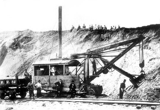 Escavadoras: histórico Escavadoras: histórico Otis Steam Shovel (1835) Otis Steam Shovel em operação no Canal do Panamá (1904-1914) Escavadoras: