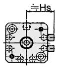 Cilindro compacto/modelo de haste guiada Detectores magnéticos/posição e altura de montagem adequada para detecção no fim do curso Tipo Reed D-A Tipo estado sólido D-M D-MBAL D-M W ø A B W A B A W ø,