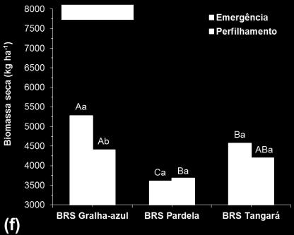 irrigação (a), no sequeiro (b) e em