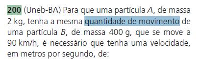 Questão 4) Questão 5) Uma peça de artilharia de massa 2000 Kg dispara um projétil de 8 Kg.