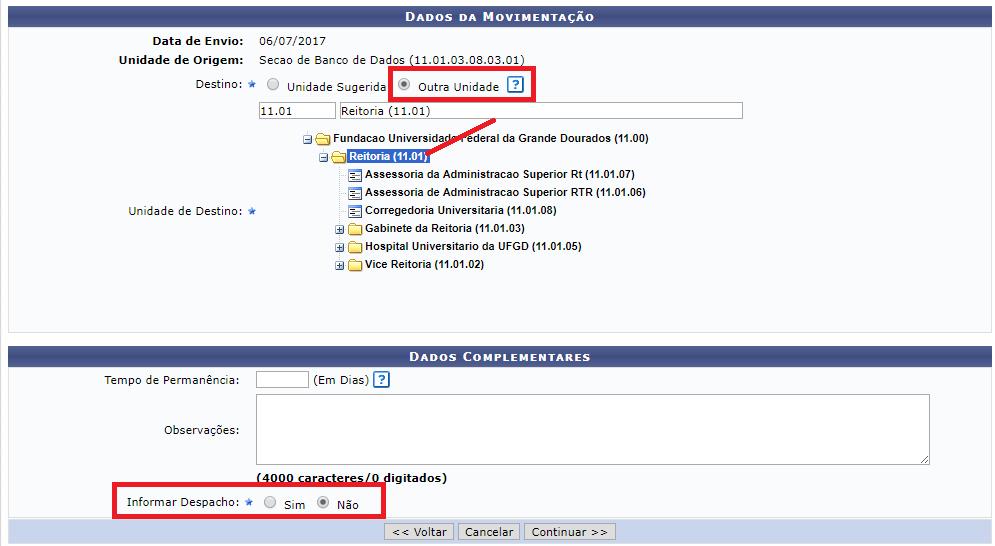 podem pertencer a diferentes categorias, e para cada uma delas, um dado diferente do interessado deve ser informado no campo disponibilizado após a seleção da Categoria, conforme lista a seguir: