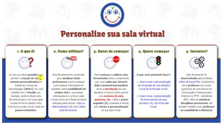 Para personalizar sua sala de aula virtual poderá obter o link na web www.personalizesuasalvirtual.com e postar o link no botão para que seja postada sua sala virtual.