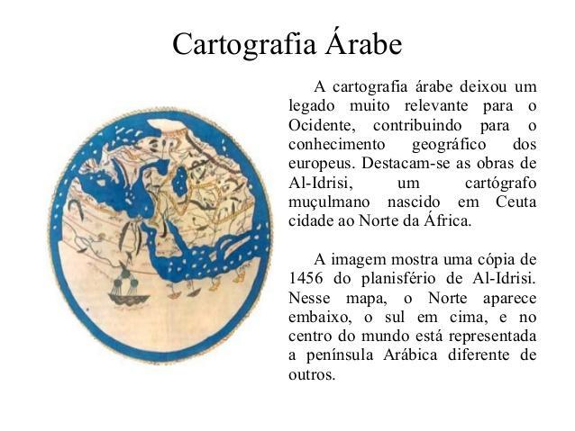 A cartografia Árabe Início no