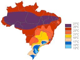 Importância do diagnostico bioclimático Clima brasileiro Tabela 1: Médias de temperatura durante o ano em diferentes instalações para codornas em uma granja da região Sudeste, no Estado de Minas