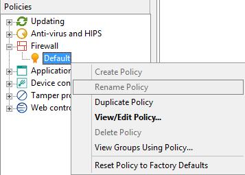 4.2.3. Na tela Welcome to the firewall policy wizard, clique em Avançar 4.2.4. Na tela Configure firewall, escolha a opção Single location e clique em Avançar 4.