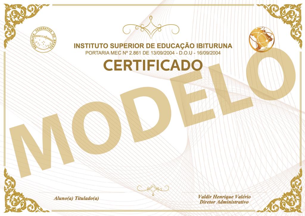 Certificação De acordo com a legislação brasileira, o aluno que concluir, com aprovação satisfatória, um curso de pós-graduação lato sensu faz jus ao título de Especialista.