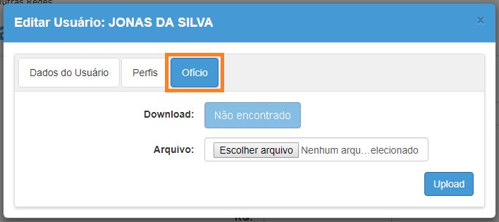 Passo 3 Clique na aba ofício. Passo 4 Neste passo será necessário anexar um ofício.