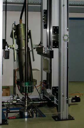ROFEX: Rossendorf fast x-ray tomography Electron gun Focussing coil Deflection coils Moving X-ray